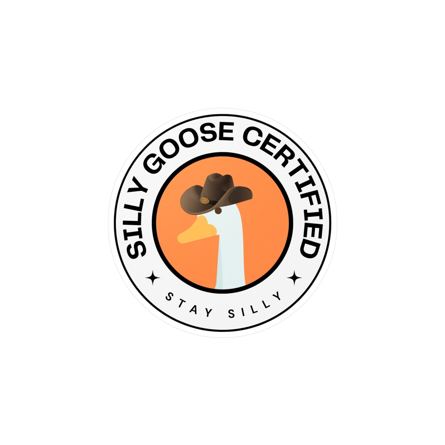 Silly Goose Certified Vinyl Sticker