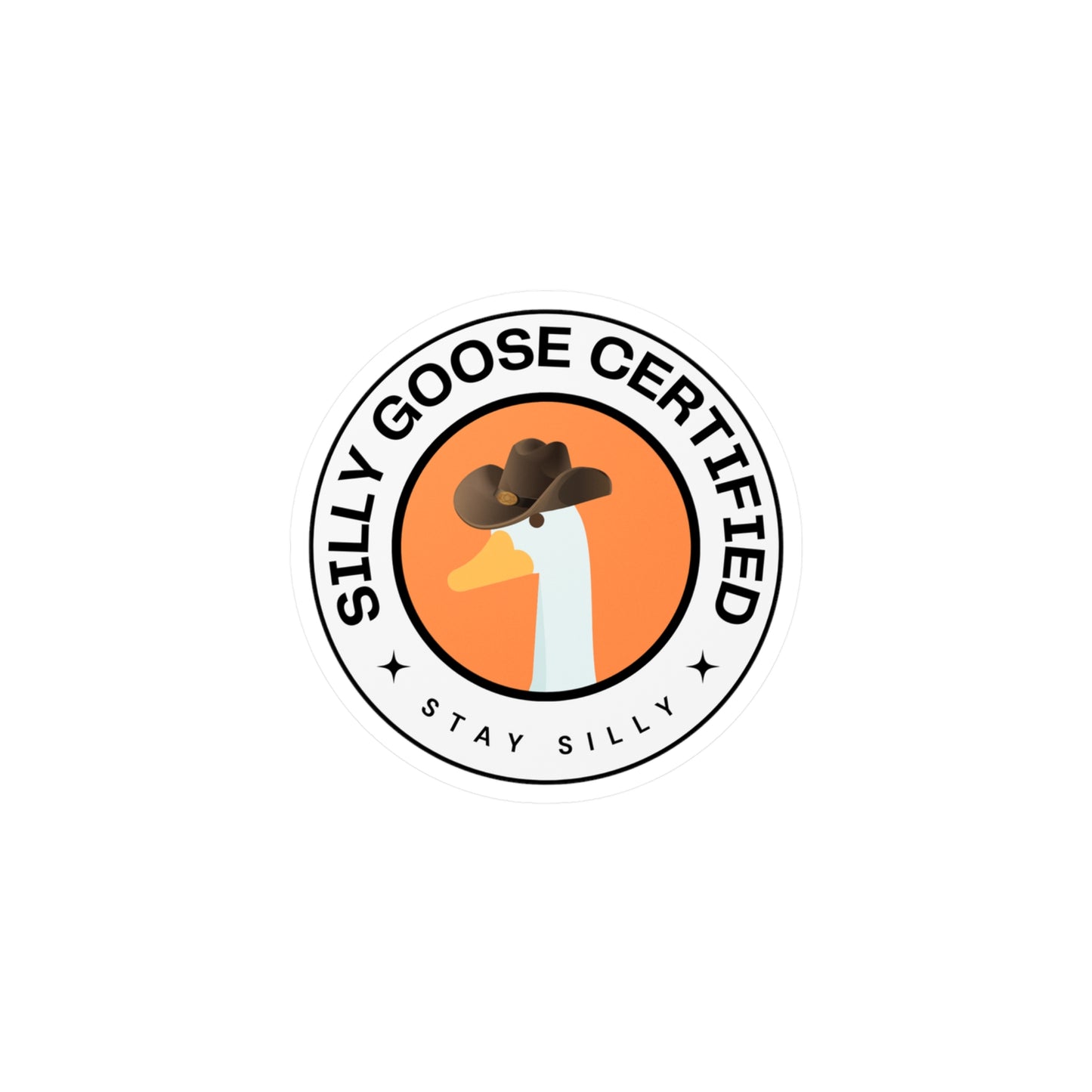 Silly Goose Certified Vinyl Sticker