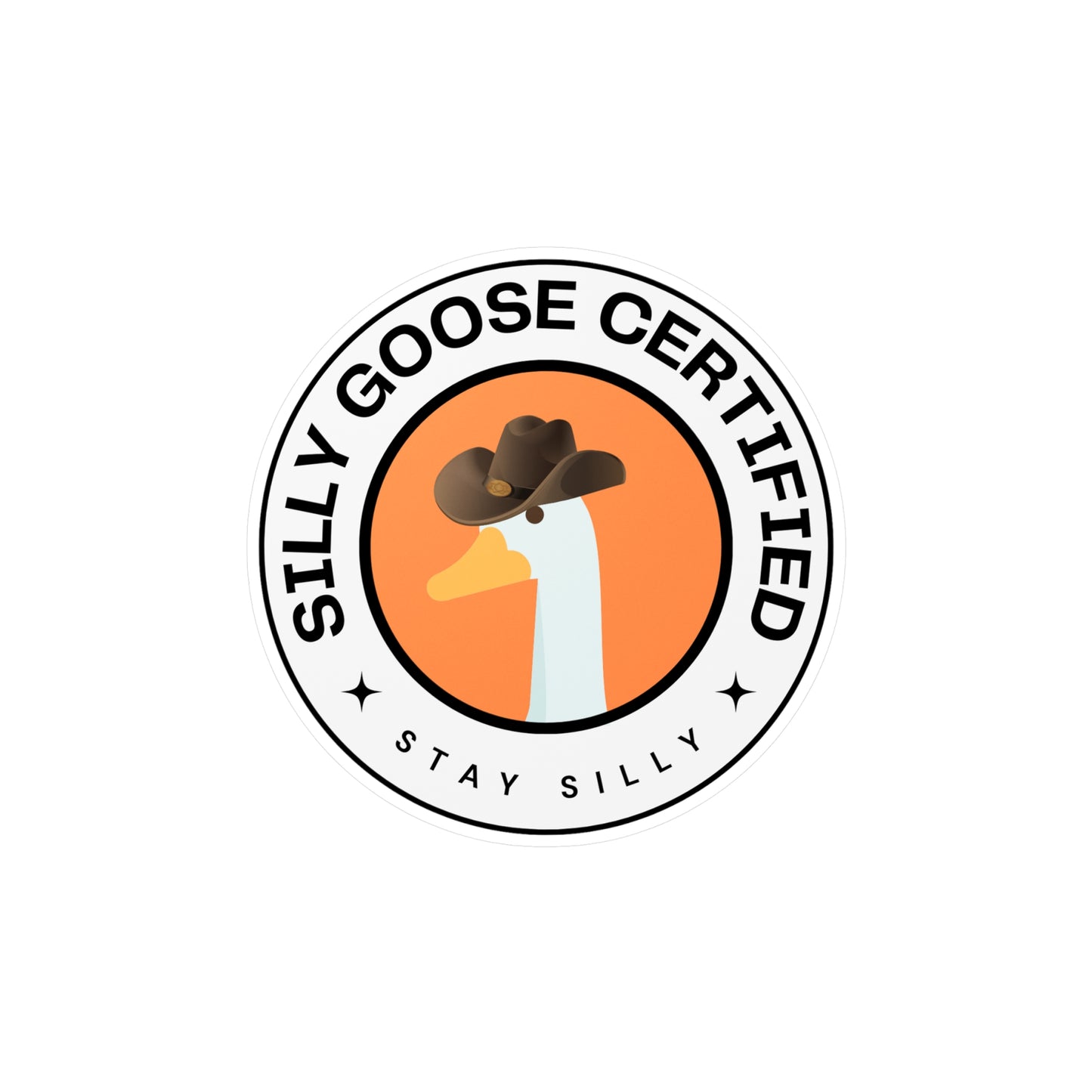 Silly Goose Certified Vinyl Sticker