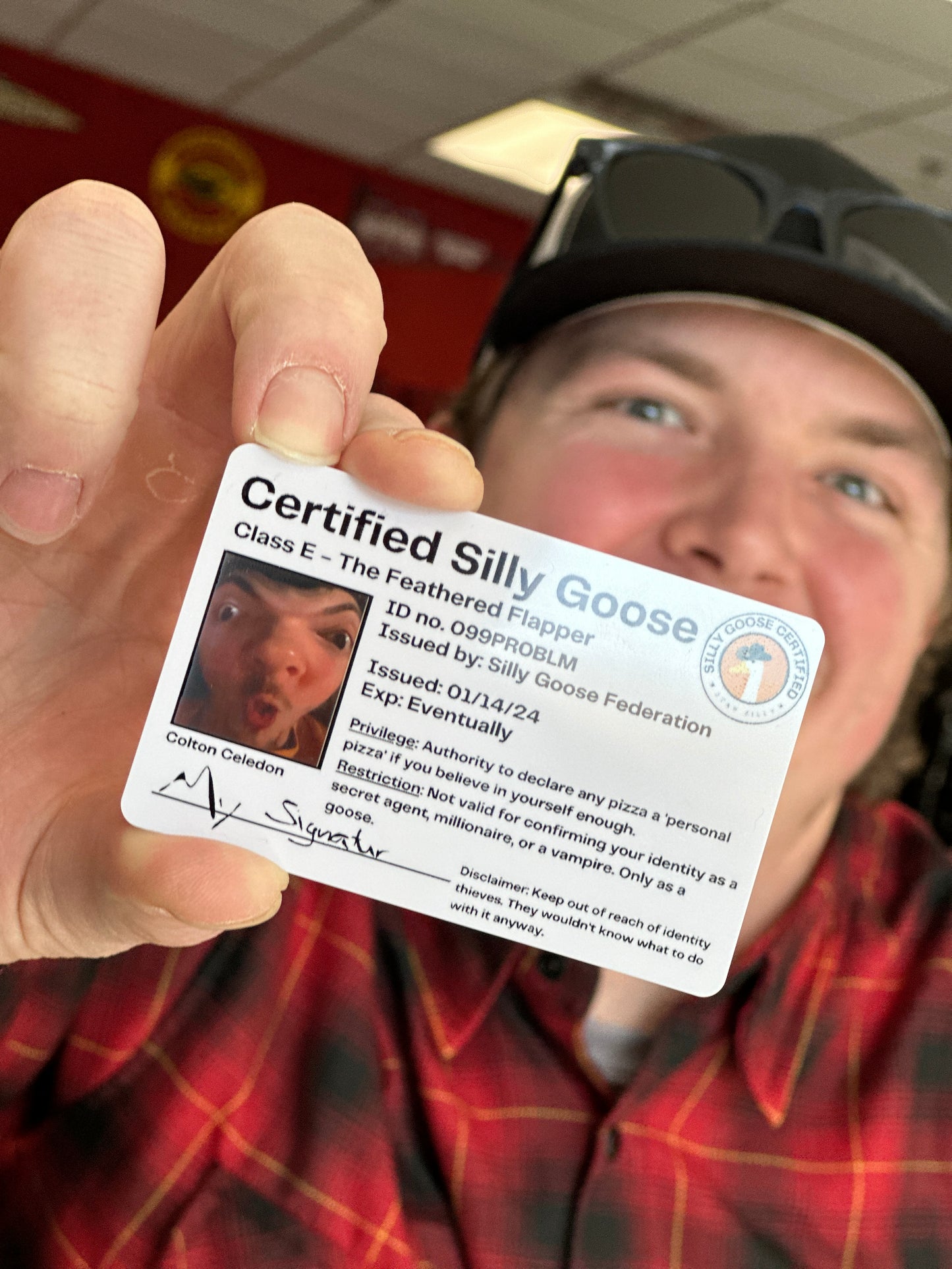 Certified Silly Goose ID